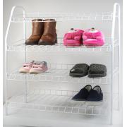 L66XW30XH70cm 4-Tier Shoe Rack- white color- 6 pcs/cs