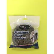 #461,Jumbo Size Flat Stainless Scrubber-70g-72 pcs/cs