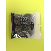 #464,4-Piece Flat Stainless Scrubber-30g ea- 48 pcs/cs	
