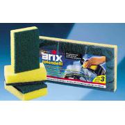 3 PC Sponge Scourer-20 pcs/cs