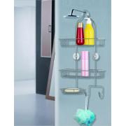 #380-Shower Caddy-Steel Chrome-12pcs/cs