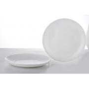 #8845 Opal White shallow plate (Dia 8