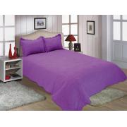 Quilt King Size, Dark Purple Color