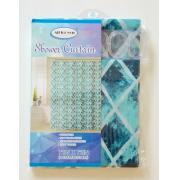 PEVA Shower Curtain With 12 Hooks-floral prints-12pcs/cs