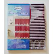 PEVA Shower Curtain With 12 Hooks-Oval prints-12pcs/cs