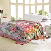 Full/Queen Size Soft Blanket with Floral Prints- assorted-6 pcs/cs