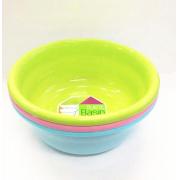 #6513, Heavy Duty Round Plastic Basin-M Size-Dia 33cm/12
