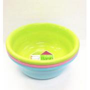 #6514, Heavy Duty Deep Round Plastic Basin-L Size-Dia 36cm/14.2