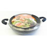  #2127, 6.5Q Non-stick Casserole with glass Lid 