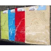  3-Piece Microfiber Bathroom Rug Set -assorted color