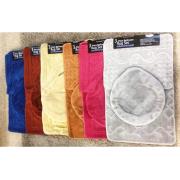  Heavy Duty 3PC Bathroom Rug Set- assorted color