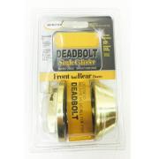  Single Cylinder Deadbolt with Key-golden color