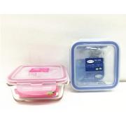 360ml/12OZ  Square Glass Food Container-12 pcs/cs