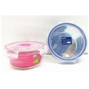 Round 800ml/27OZ Glass Food Storage Container-12 Pcs/cs