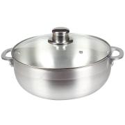 Aluminum Caldero with Glass Lid-8 QT