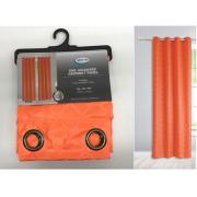 One Jacquard Grommet Panel-Orange