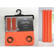 One Woven Grommet Panel-Orange