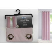 One Woven Grommet Panel- Pink