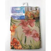 Polyester Table Cloth with Floral Prints 52