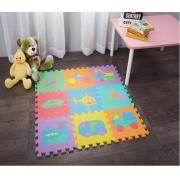 9-PC EVA Puzzle Floor Foam Mat with Vehicle prints