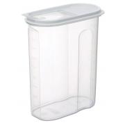 2.5QT/2.4 L BPA Free Plastic Cereal Storage Box with White Lid-24 PCS/CS