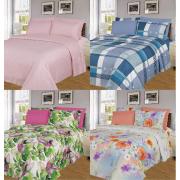4-PC twin size printed bed sheet