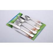 4-PC Card Package Dinner Knife/Fork/Spoon/Teaspoon
