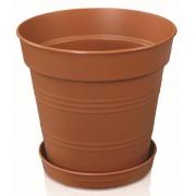 -2.2L/2.32Qt Sardunia Flower Pot with Plate-24 PCS/CS