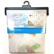 PEVA Shower Curtain with floral prints-12pcs/cs