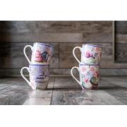 New Bone China Mugs with Prints-36 PCS/CS