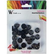 Assorted Buttons-12pcs/cs