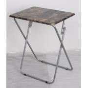 #7011, 19Wx15Dx26H Folding Table Marble Color-6 PCS/CS