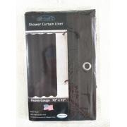 PVC Liner Brown Shower Curtain-24pcs/cs