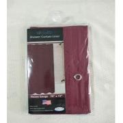 #179-4 PVC Liner Burgundy Shower Curtain-24pcs/cs