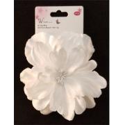 #005-339-Silk Floral Brooch / Beak Clip-12pcs/cs