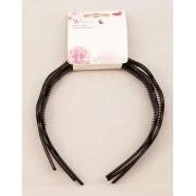 #005-342-Classic Plastic Headbands 3 ct -12pcs/cs