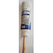 No. 16 (220g) Cotton Mop with Painted Wood Stick- 12 PCS/CS