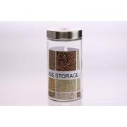  #822H,57oz/1700ml Glass Jar with Metal Lid-12PCS/CS