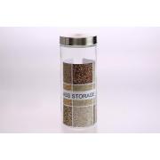 #823H, 71OZ/2100ml Glass Jar with Metal Lids-12PCS/CS