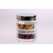 #825H,41OZ/1200ml Glass Jar with Metal Lid-24PCS/CS