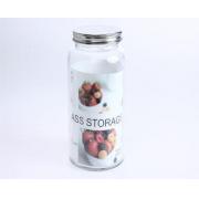 780ml/26OZ Glass Jar with SS Lid -36PCS/CS