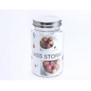520ml/18OZ Glass Jar with SS Lid -36PCS/CS