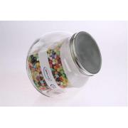 #8239 22oz/660ml Glass Jar with SS Lid 24PCS/CS