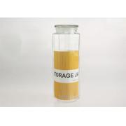 #8216 1750ml/59 OZ Glass Jar with Glass Lid with PE Seal 12PCS/CS