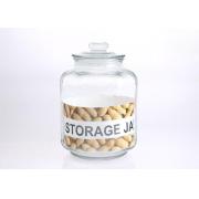 #8202-6750ml/1.8Gal Glass Jar with Glass Lid and PE seal-4 PCS/CS