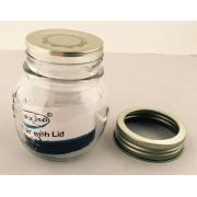  #828-S Glass Jar with gold cover- 150ml /5.1 Oz-48 pcs/cs