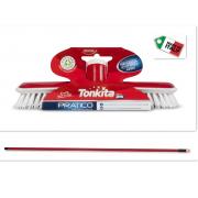  4 TK65112 & 4 TK06 Push Broom with long handle- 12 pcs/cs