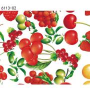 #6113-02, 14mm thick clear background PVC Table Cloth-54
