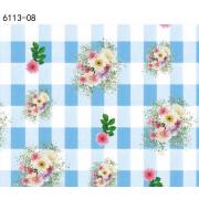 #6113-08, 14mm thick clear background PVC Table Cloth-54