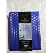#1754-PL, Purple Color 2D PEVA Shower Curtain-12PCS/CS
